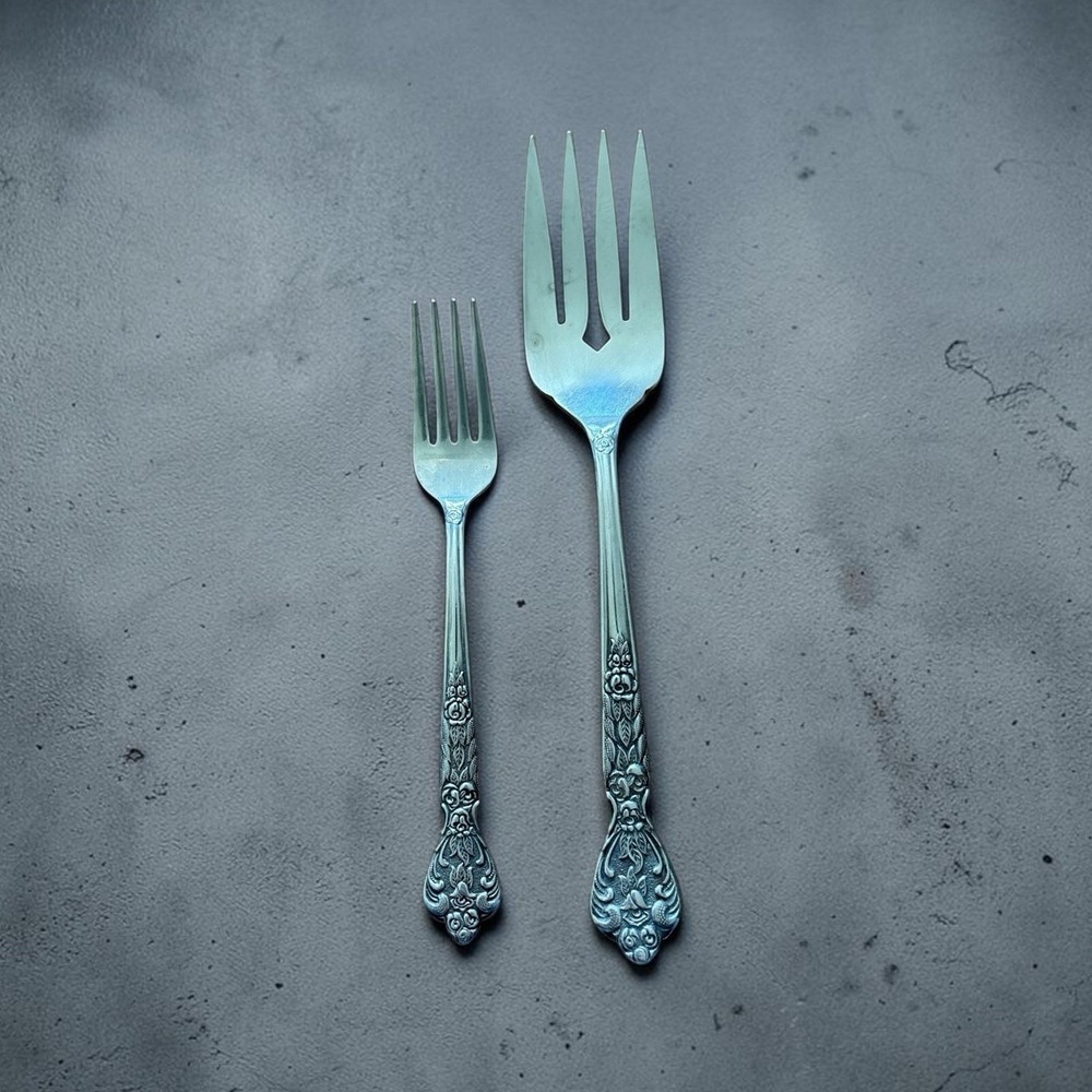 MSI Versailles Mid Century Stainless Japan Fork Set of 2